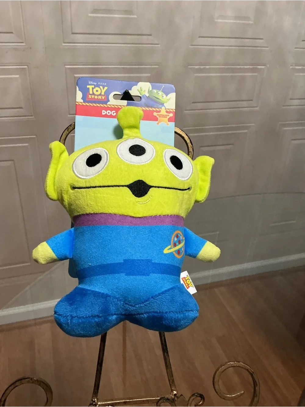 DISNEY DOG TOY STORY PLUSH  LITTLE GREEN MEN LGM ALIEN 8